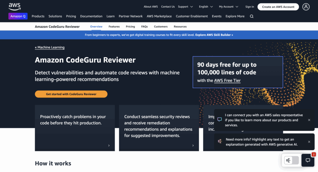 AWS CodeGuru Reviewer